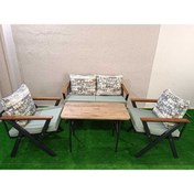 Resim Store Metal Çay Seti Koltuk Takımı 2+1+1+Masa 