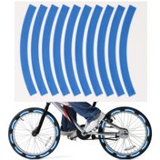 Resim Jeemson Çocuk Denge Arabası Işıma Reflektör Bandı - Açık Mavi 10 Adet, Pvc Malzeme 