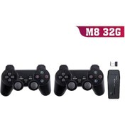 Resim Neevoyu M8 Kablosuz Ps1 Retro Oyun Konsolu - 10.000+ Oyun, 2.4g Hd, 2 Kumandalı 