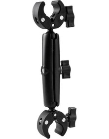 Resim Springsun Motosiklet İki Yönlü Krabi Klemensi - 30 Cm 12 İnç Bisikletli Selfie Çubuğu Tutucu 