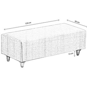 Resim Kagu Corner Flavia Puf Gri 