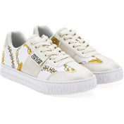 Resim VERSACE JEANS COUTURE Beyaz-Sarı Kadın Sneaker 75VA3SK7ZS358G03 