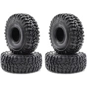Resim Geeroyoo Trx4 Scx10 İçin 4 Adet 1.9 İnç Kauçuk Rc Araç Lastiği - 118mm Çap 