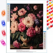 Resim 1 adet, Yetişkin 5D Elmas Boyama Kiti, Çiçek, Tam Elmas Sanat Seti, Taşlı Boyama Sanatı, Yuvarlak Elmas DIY El Sanatları Projesi, Başlangıç Seviyesi ve DIY Tutkunları için Uygun, Mozaik Dekoratif Duvar Sanatı Boyama, Ev Duvar Dekorasyonu Hediyesi, Çerçevesiz Uygun Yatak Odası, Oturma Odası Ev Dekorasyonu, Cadılar Bayramı Hediyesi, Noel Tatili Hediyesi, Tatil Hediyesi Hediyeler 29.97cm*40.13cm 