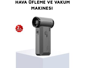 Resim Hatıra Kutusu 130000 Rpm Çok Fonksiyonlu Şarjlı Hava Üfleme ve Vakum Temizlik Cihazı - Lisinya 