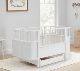 Resim TommyBaby Bella Büyüyen Beşik Karyola 80x130 Beşik 