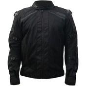 Resim Gp Kompozit Mnty001 Yazlık 5 Korumalı Motosiklet Montu Siyah 