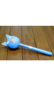 Resim Ahşap Kedili Marakas Tekli Polos:26 