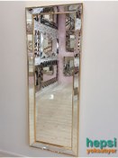 Resim Ayna Çerçeveli Model Altın Renk Boy Aynası Altın 