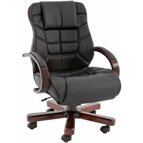 Resim Şef Ahşap Ofis Koltuğu Müdür Koltuğu Makam Koltuğu 