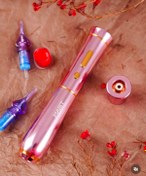Resim MAST 1 Set P40 Wireless Kablosuz Power Supply Kalıcı Makyaj & Tattoo PMU Cihazı ( Rose ) 