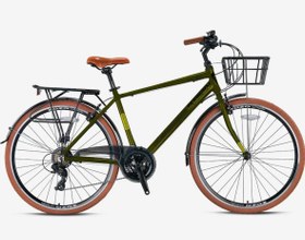 Resim CX 100 - 26 City Bike - Unisex - 15' - 21 Vites - V.B - Bej-Siyah\u002FKahverengi 