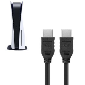 Resim Hdmi Kablo 1.5mt 4K Full HD Premium Yüksek Hızlı PS3 PS4 PS5 Playstation 5 Görüntü Kablosu 