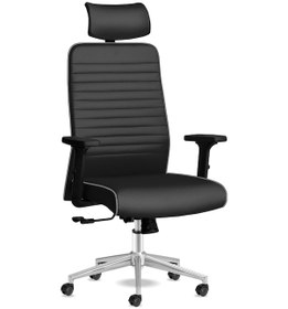 Resim Tekno Siyah Gri Çalışma Koltuğu 