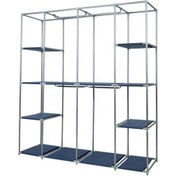 Resim Teknor Prado Double Askılıklı Çelik Profilli Bez Dolap Gri 