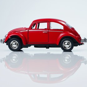 Resim 1967 Klasik Beetle Bug Retro 1/32 Ölçekli Metal Döküm Geri Çekilebilir Araba Model Oyuncak, Taşıma, Alaşım Yarış Arabası, Ev Partisi Dekoru, Araç Süsü, Hediyeler için Uygun 