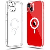 Resim Apple iPhone 14 Plus Sert Transparan Arka Kamera Korumalı Porto Kılıf Gpack