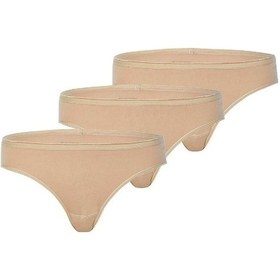 Resim Blackspade Kadın Pamuklu 3'lü Paket Slip - Ten Ten Rengi 