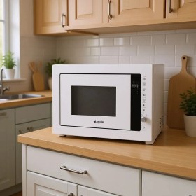 Resim Arçelik Ma 2521 B Ankastre Mikrodalga 25 L 900 W Beyaz Renkli Buz Çözme Fonksiyonu ile 