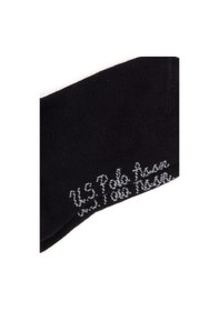 Resim U.s. Polo Assn. Kız Çocuk Siyah Çorap Dizaltı 50318205-vr046 Sıyah 
