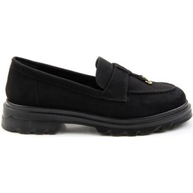 Resim Siyah Kadın Loafer Ayakkabı K01997010572 Siyah 