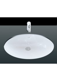 Resim Creavit Tp214 Tezgah Altı Oval Lavabo 37 x 47 CM Beyaz 