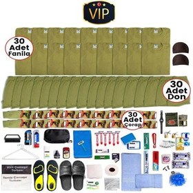 Resim 30 Lu Vıp Bedelli Askerlik Malzemeleri - Bedelli Askerlik Seti - Yeşil 