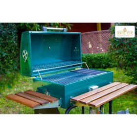 Resim Grıllcup Gc75 Kömürlü Barbekü Bahçe Mangal Orman Yeşili 