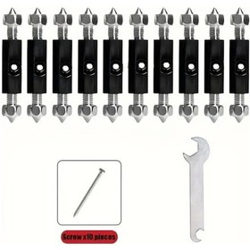 Resim Willowhaven Polychrome 10lu Hızlı Montaj Priz Tamir Kiti Elektrik Kutusu Anahtar 