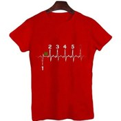 Resim Kuclut Erkek Motosiklet Vites 1n23456 Kalp Atışı Ekg Baskılı Kısa Kollu T-shirtgökyüzü Mavi 