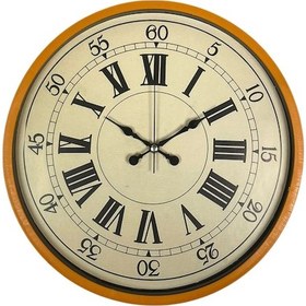 Resim Zentime 36 Cm Turuncu Dekoratif Duvar Saati çok Renkli 