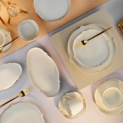 Resim Aryıldız Lavinia Gold 32 Parça 6 Kişilik Kahvaltı Takımı 