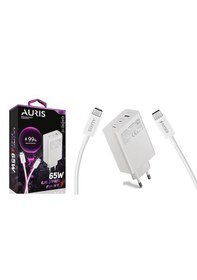 Resim Auris ARS-Ch65 65 Watt Usb To Type C Ultra Fast Hızlı Şarj Aleti Seti 