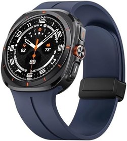 Resim Microsonic Samsung Galaxy Watch 8 40mm için Kordon Ribbon Line Lacivert [Galaxy Watch 8 40mm ile Uyumlu Kordon - Lacivert] 