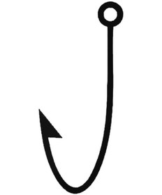 Resim Fishing Hook Oto Motor Laptop Duvar Folyo Sticker 20 X 44 Cm 