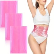 Resim 1 adet Pembe Yeniden Kullanılabilir Sauna Kemer - Hafif Gerilim, PVC Malzeme, Yığınlanabilir, Yoga ve Pilates için Mükemmel, Vücut Şeklini Verin, Vücut Heykellemesi Kemer|Yığınlanabilir Kemer|Pvc Kemer 