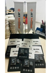 Resim S-link Sl-tf264 64 Gb Class10 Adaptörlü Micro Sd Kart Bellek 