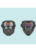 Resim Fastbuy Dinosaur Otomatik Kararan Kaynak Maskesi, Ayarlanabilir Bant, Bölünmüş Tip, Darbeye Dayanıklı, Ayrılabilir Yüz Koruy 