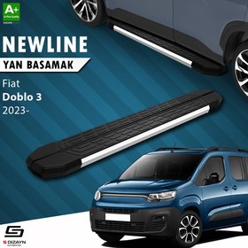 Resim S-Dizayn Fiat Doblo 3 NewLine Krom Yan Basamak 203 Cm 2023 Üzeri 