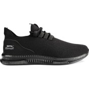 Resim Slazenger ABENA I Kadın Sneaker Koşu & Yürüyüş Ayakkabısı Siyah / Koyu Gri 