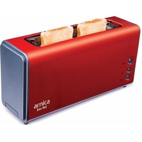 Resim Arnica GH27020 Kıtır Red 2 Dilim Ekmek Kızartma Makinesi 