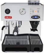 Resim Lelit Anita PL042TEMD PID Combo Öğütücülü Espresso Kahve Makinesi, Paslanmaz Çelik, Gümüş Lelit