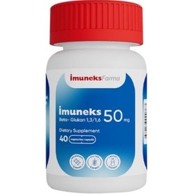 Resim İmuneks Farma Beta-Glukan Takviye Edici Gıda 40 Tablet 