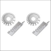 Resim Dadata 4 Paket Çelik Kaynak Göstergesi Kaynak Göstergesi Muayene Aracı Kablo Boyutları Kalınlık Göstergesi (Yurt Dışından) 