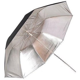 Resim Syyd 130cm Derin Siyah/Gümüş Şemsiye 