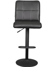 Resim Bürocci Carla Bar Taburesi-Siyah Deri-9503Y0101-Siyah 