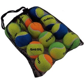 Resim markentegra Renkli Tenis Topu Seti - 12 Adet 