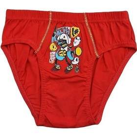 Resim Tutku Iç Giyim Erkek Çocuk Desenli Slip Külot Pamuklu 12Li Paket 
