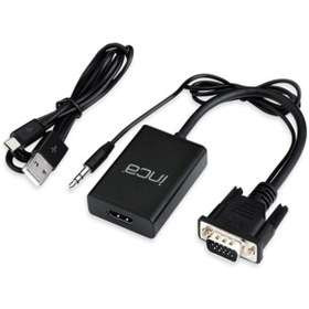Resim Inca Ivth-02 0.15metre Vga- Hdmı Görüntü Adaptörü Siyah Sesli 1080p 