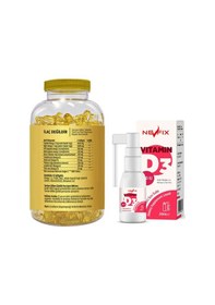 Resim Omega 3-6-9 90 Tablet & Nevfix Vitamin D3 Sıvı 20 Ml 